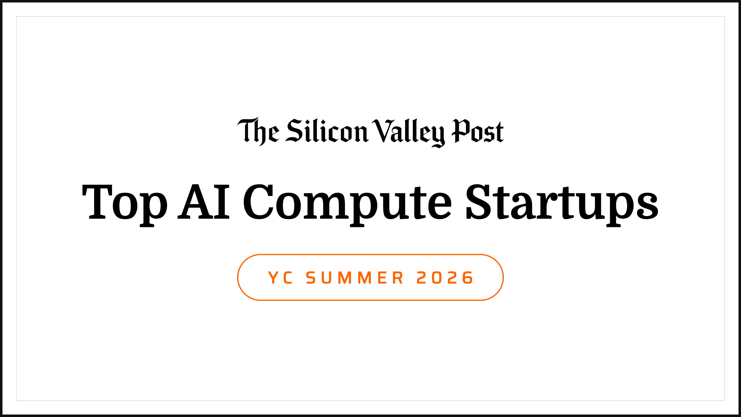 The Top AI Compute Startups in YC S26
