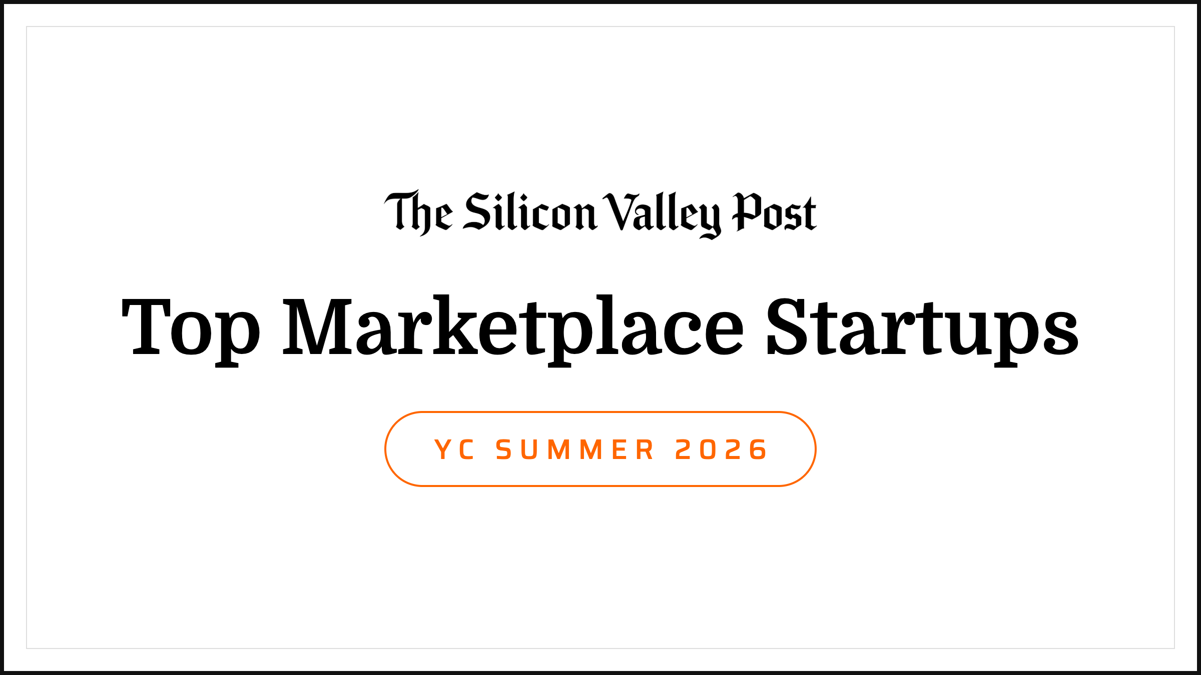 The Top Marketplace Startups in YC S26
